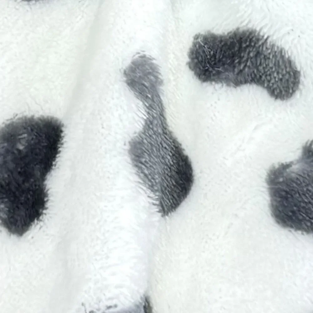 Carters Cow Lovey Security Blanket Black White Spots Plush‎ Farm Nursery Toy 13